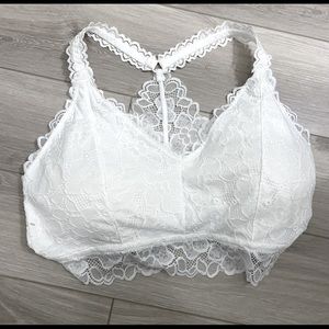 Maurices White Lace Bralette NWT